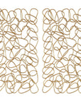 In The Loop - Wall Art (Set of 2) - Gold