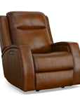 Mustang - Power Gliding Recliner With Power Headrest - Rust