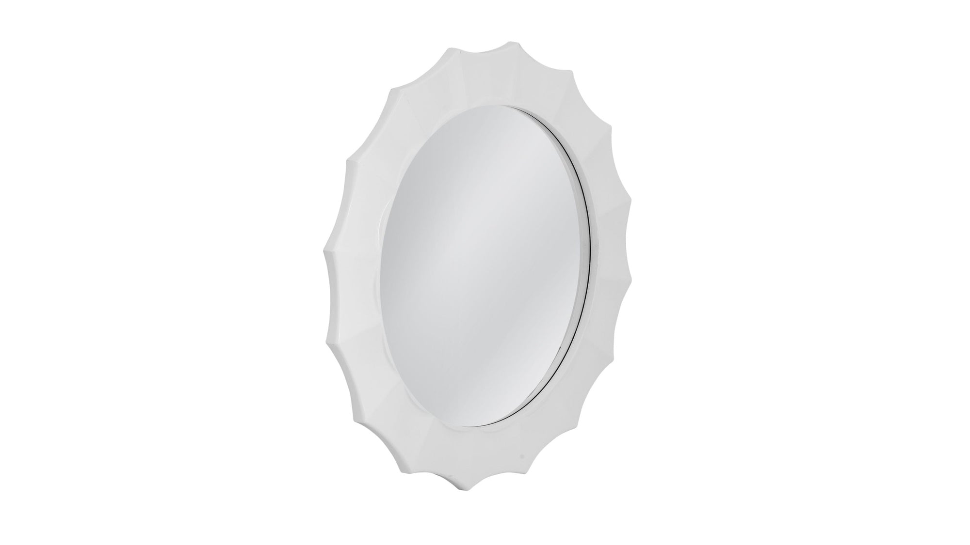 Altair - Wall Mirror - Glossy White