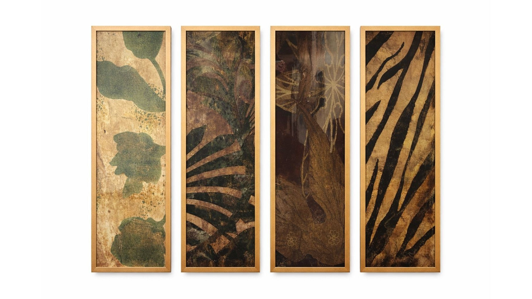 Organic Assortment Framed Print - Brown