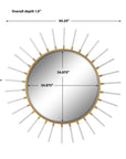 Oracle - Round Starburst Mirror