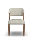 Lyra - Upholstered Barrel Chairs Set of 2 - Pearl Silver