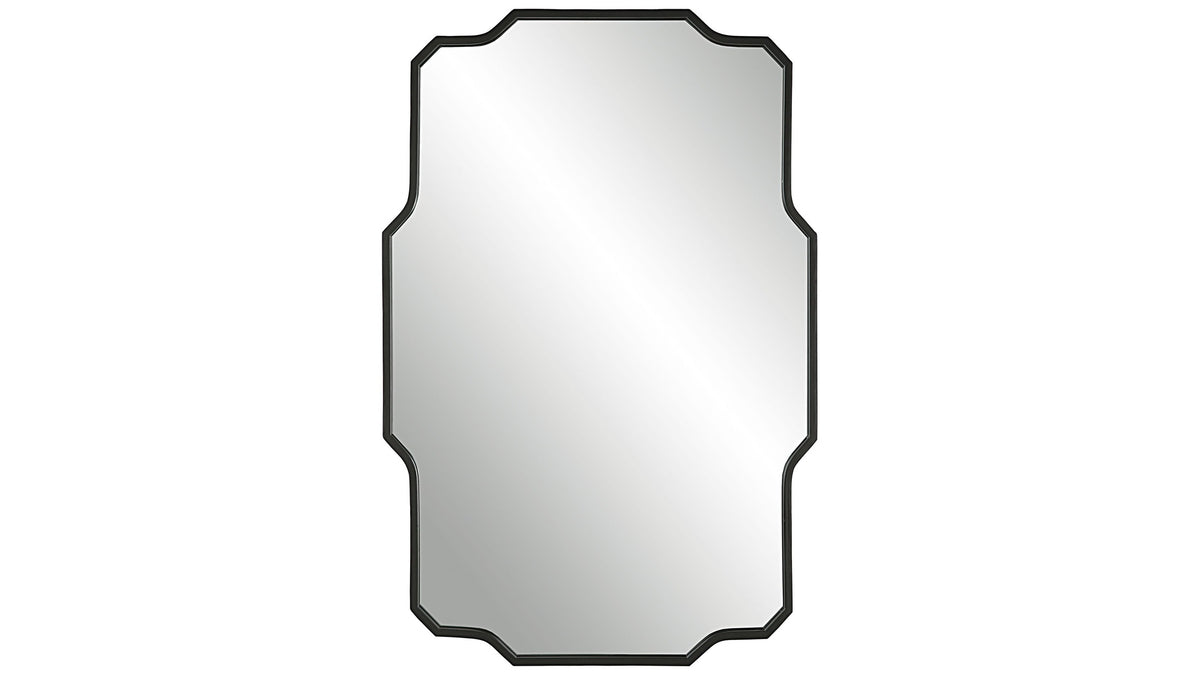 Casmus - Iron Wall Mirror - Black