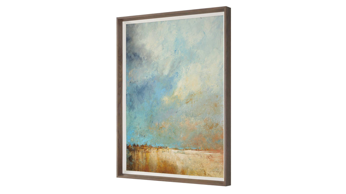 Vista Grande - Framed Desertscape Print - Dark Brown