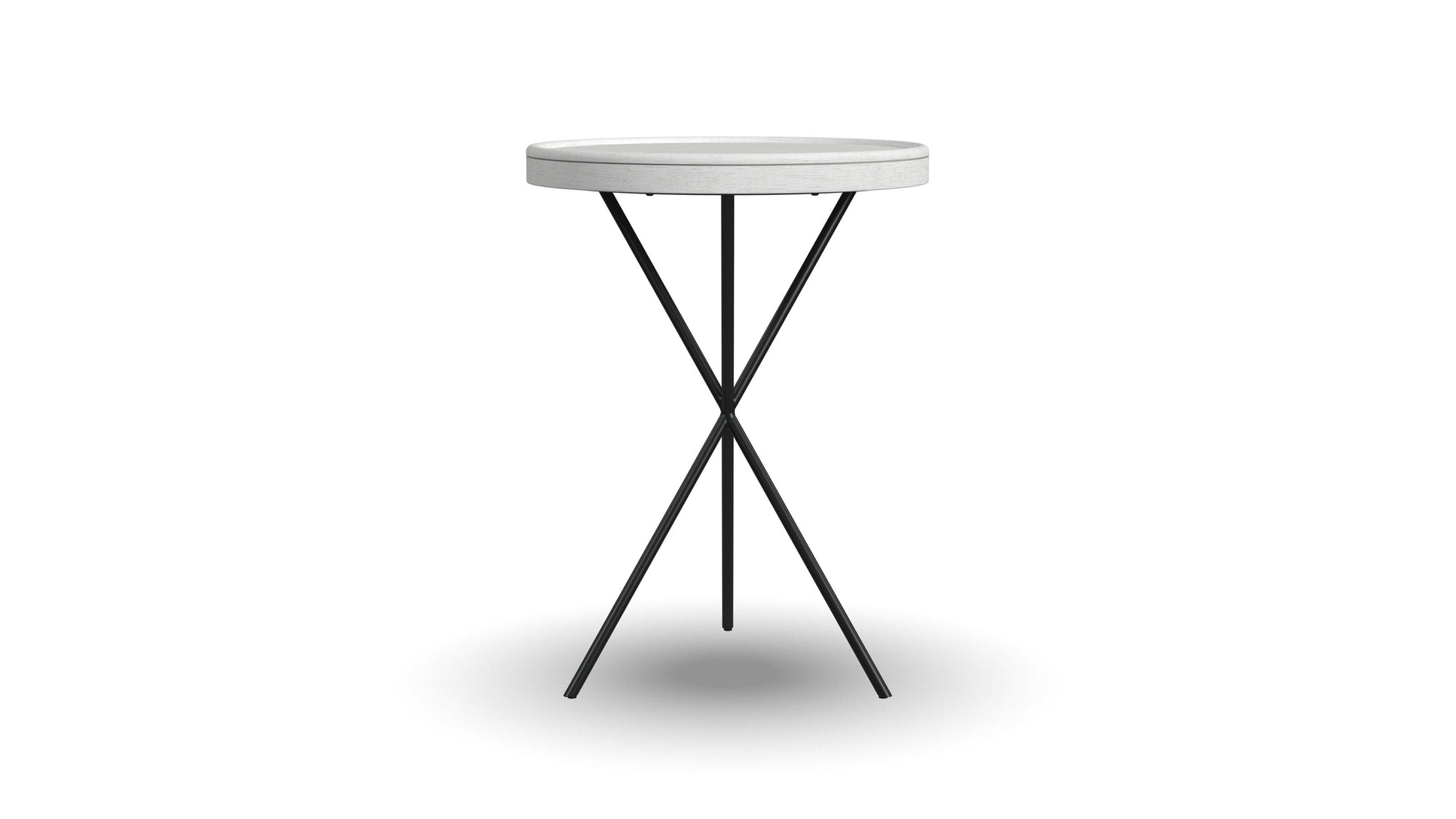 Melody - Chairside Table - White