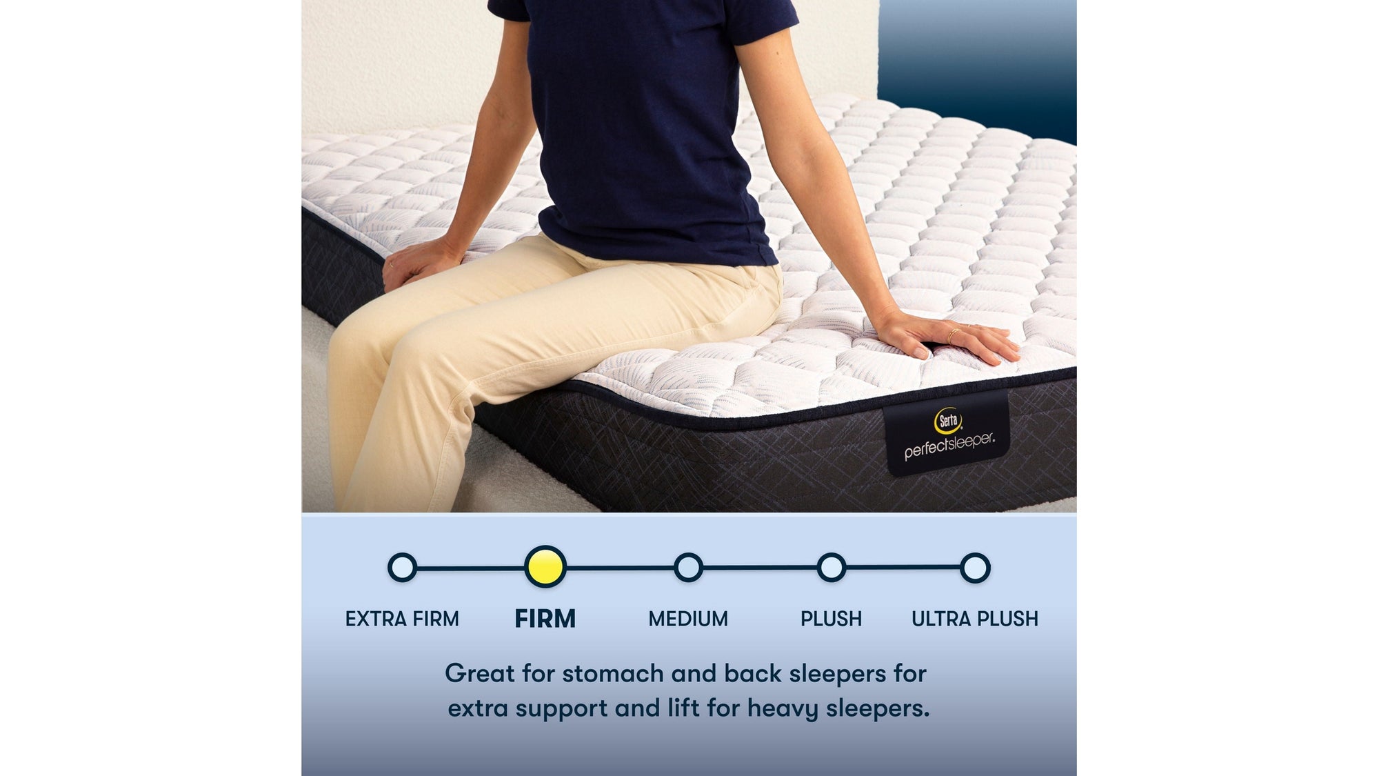 Perfect Sleeper - 10.5" Adoring Night Firm Mattress