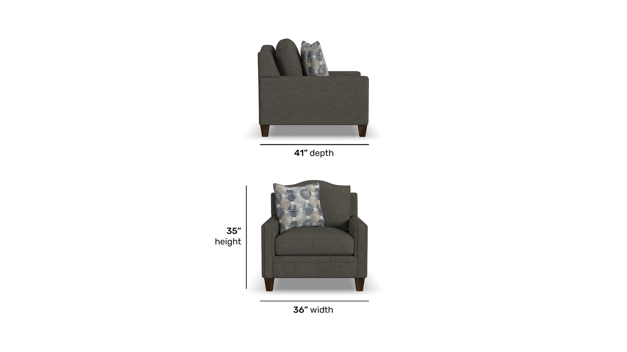 Lottie - Fabric Chair