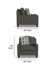 Lottie - Fabric Chair