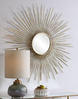 Golden - Rays Starburst Mirror - Gold