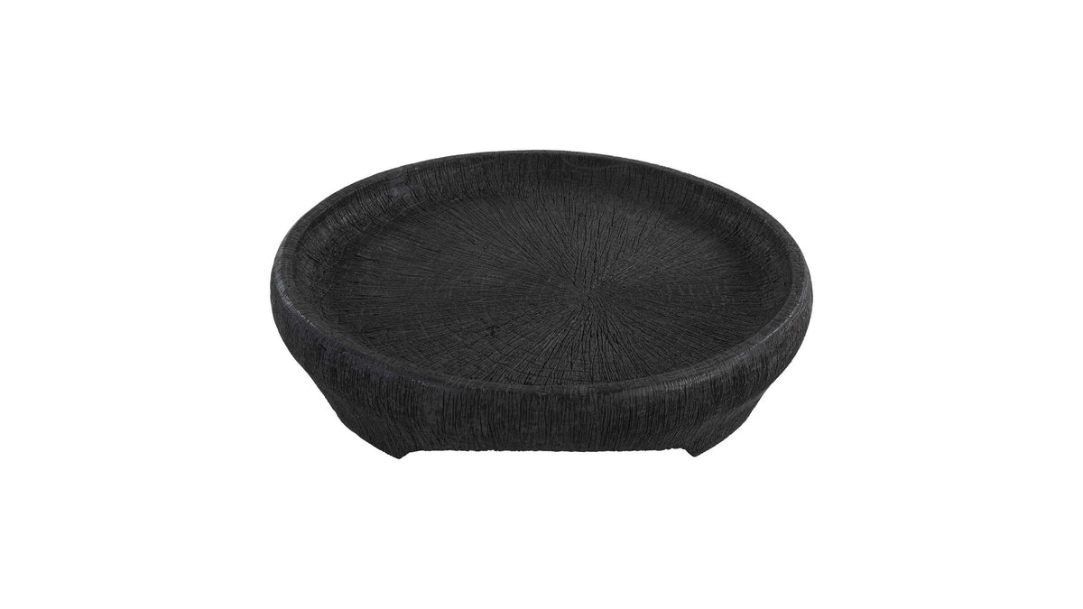 Resonance - Indoor-Outdoor Resin Bowl - Black