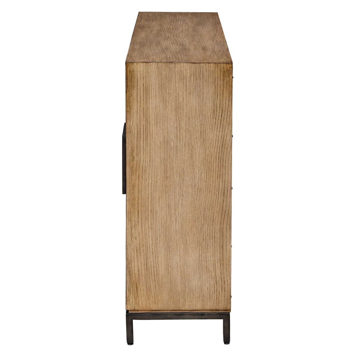 Paltrow - Burl 2 Door Cabinet - Woodtone