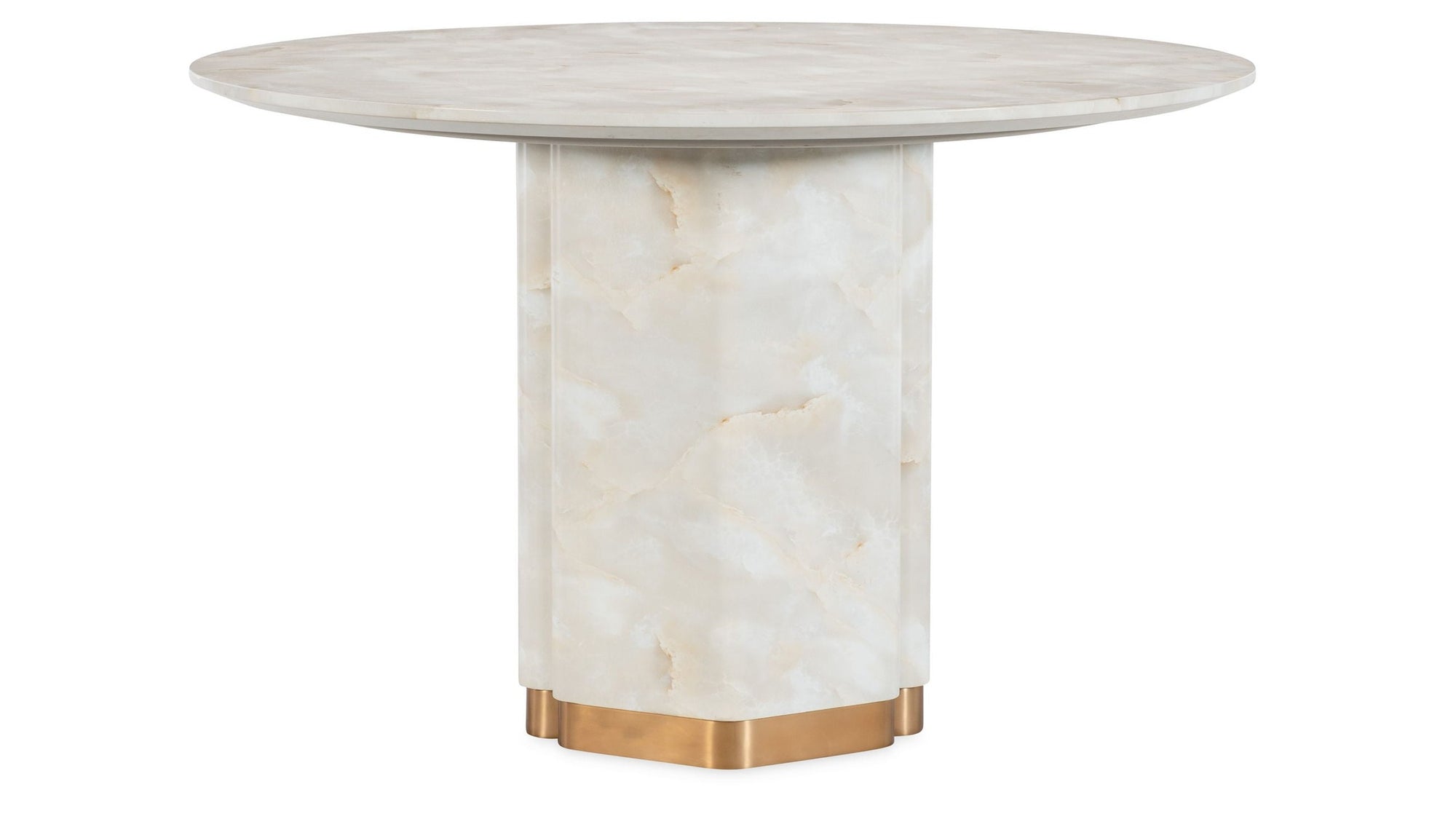 Eleana - Round Dining Table - White