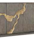 Melange - Fissured Entertainment Credenza - Dark Gray