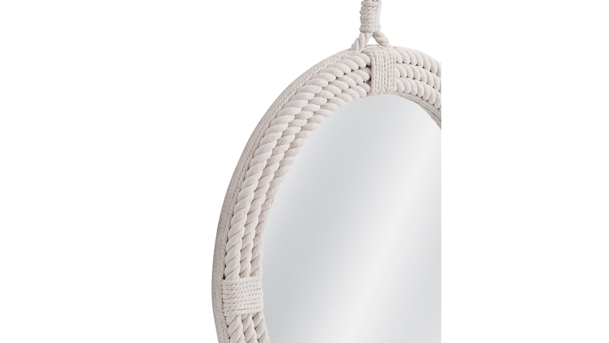 Guedry - Wall Mirror - Natural Rope