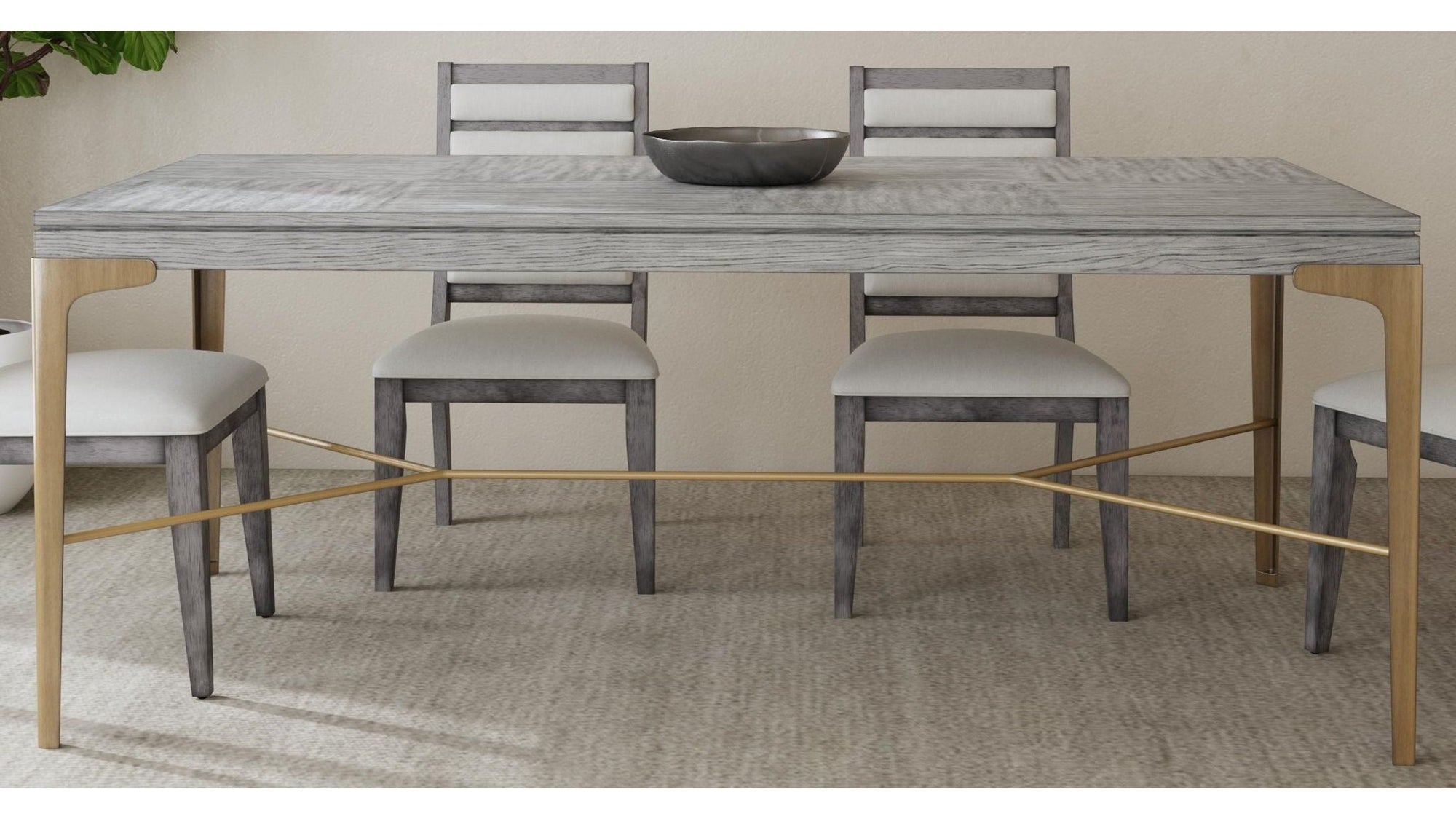 Nylah - Dining Table - Pearl Silver