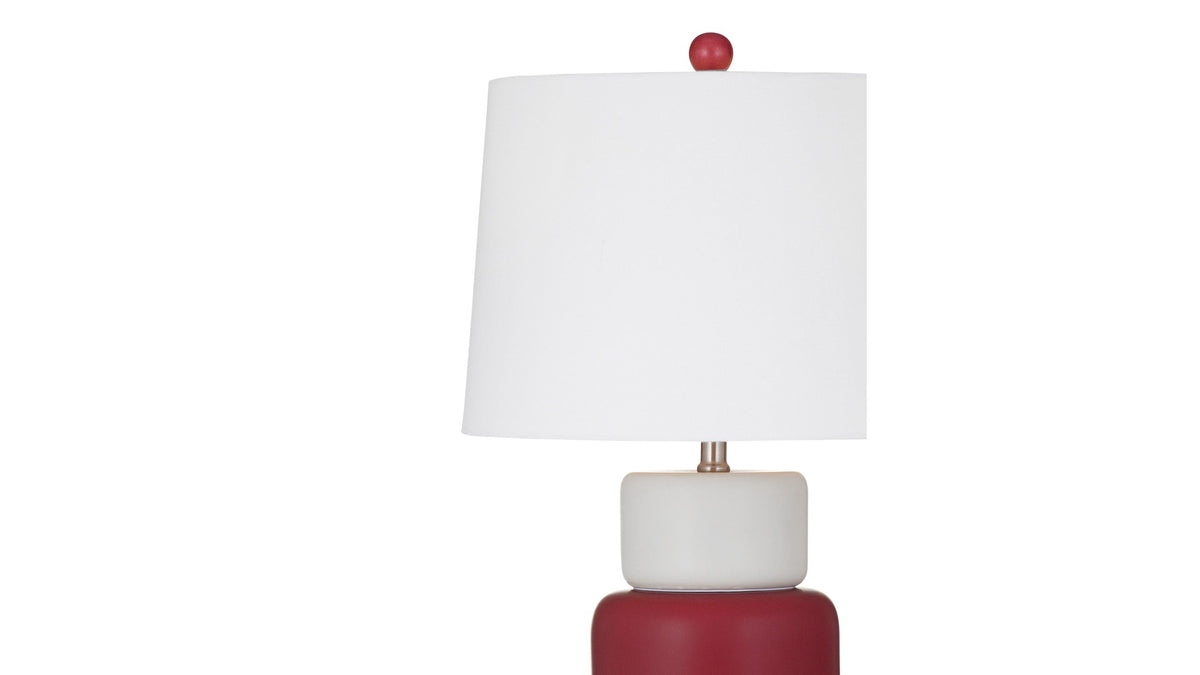 Chiclet - Table Lamp - Red