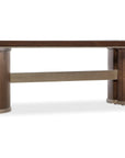 Melange - Contours Cocktail Table - Dark Brown