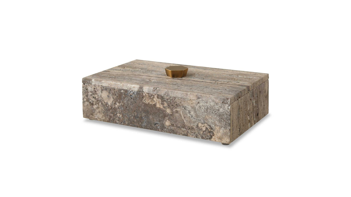 Griseus - Travertine Stone Box