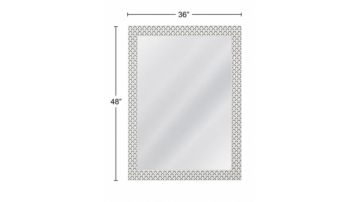 Elise - Wall Mirror - White