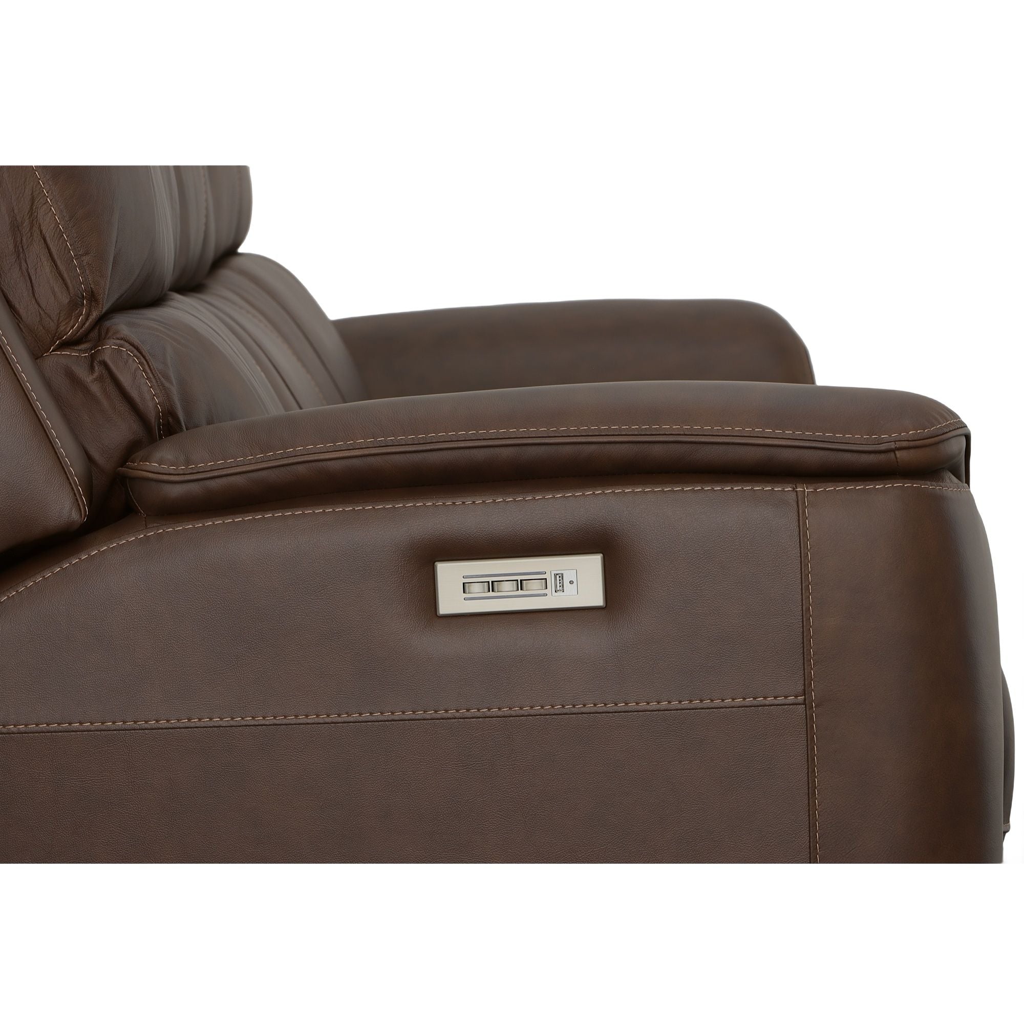 Henry - Power Reclining Sofa With Power Headrests &amp; Lumbar