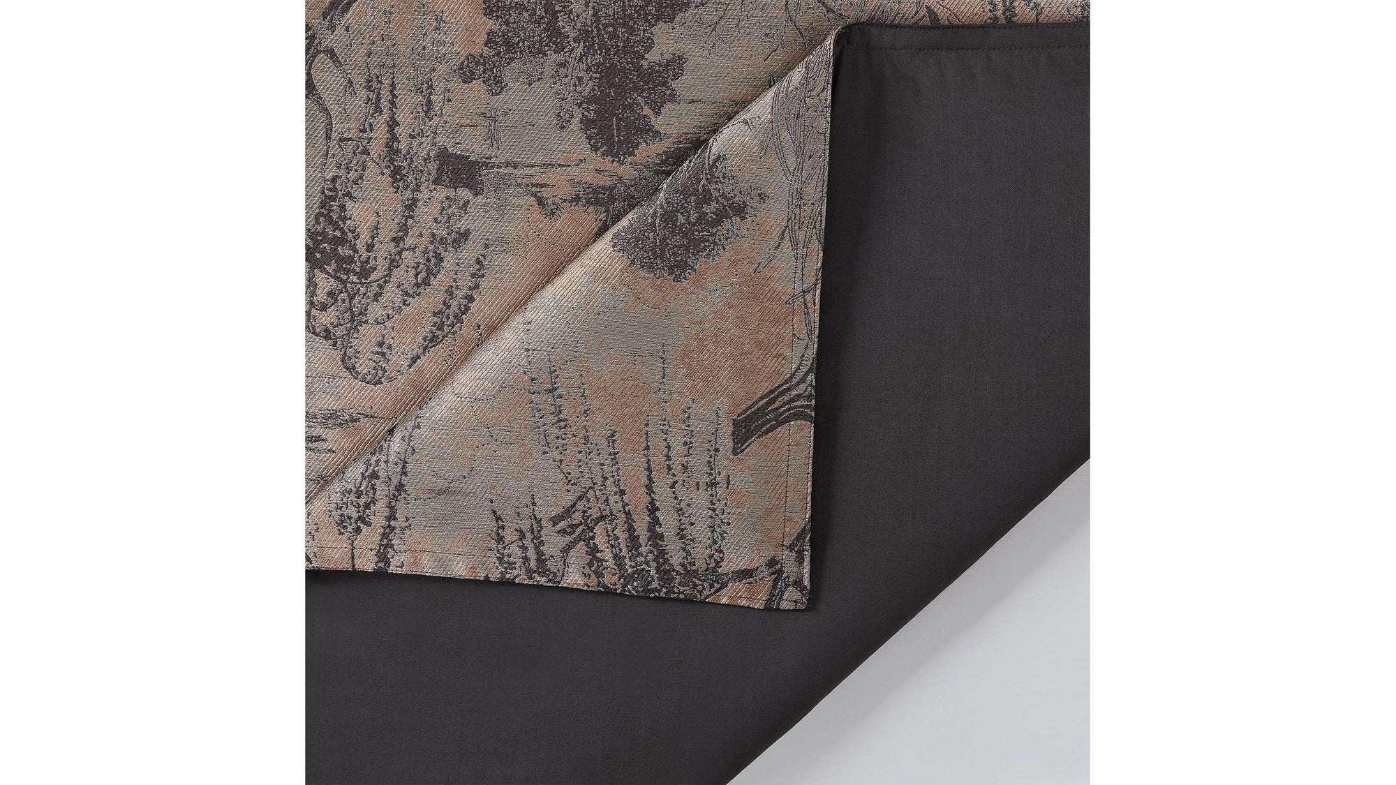 Pastoral Jacquard - Queen Comforter Set Set of 3 - Rose Gold