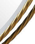 Guardrail - Round Mirror - Gold