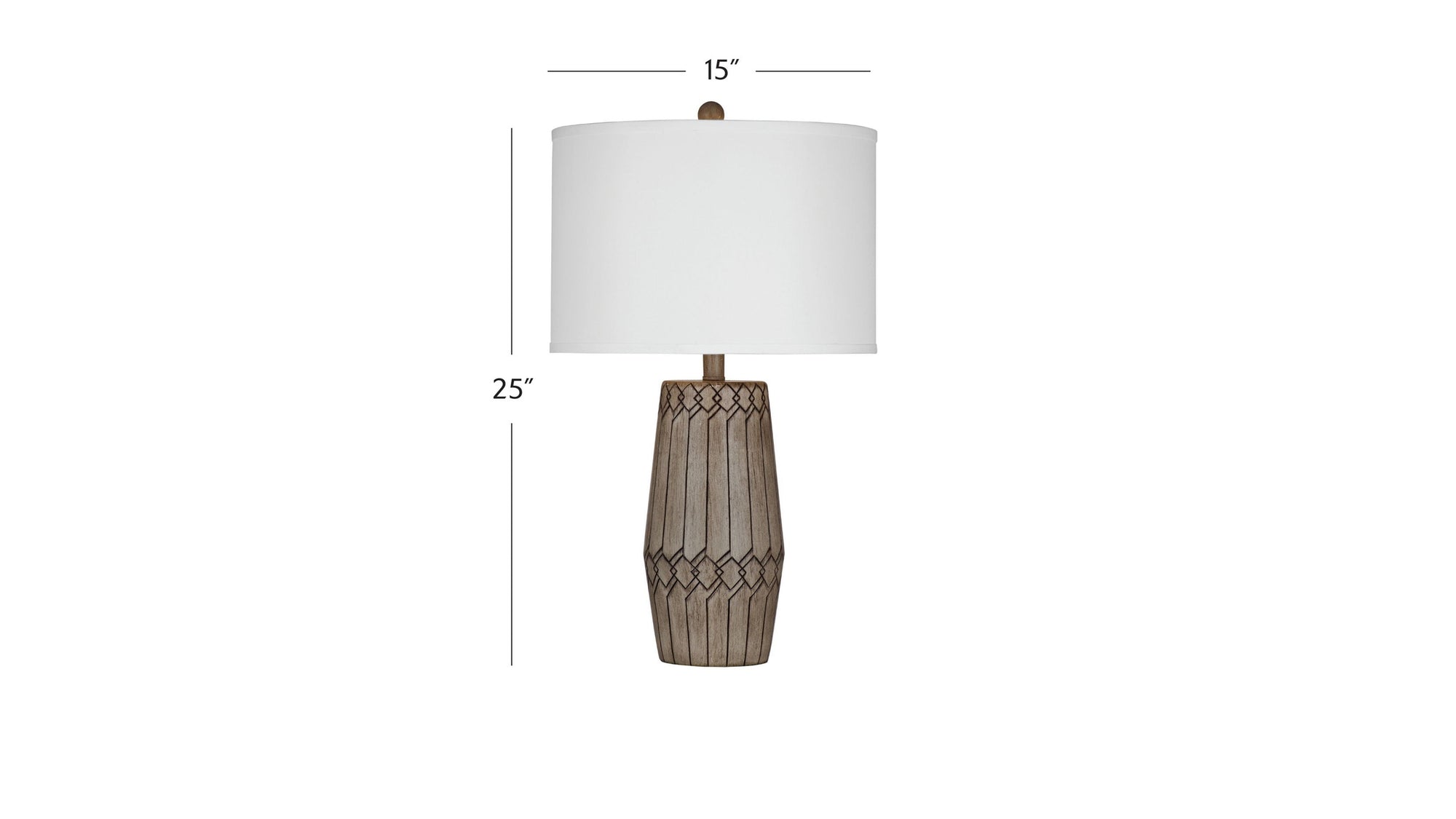 Harper - Table Lamp - Dark Brown