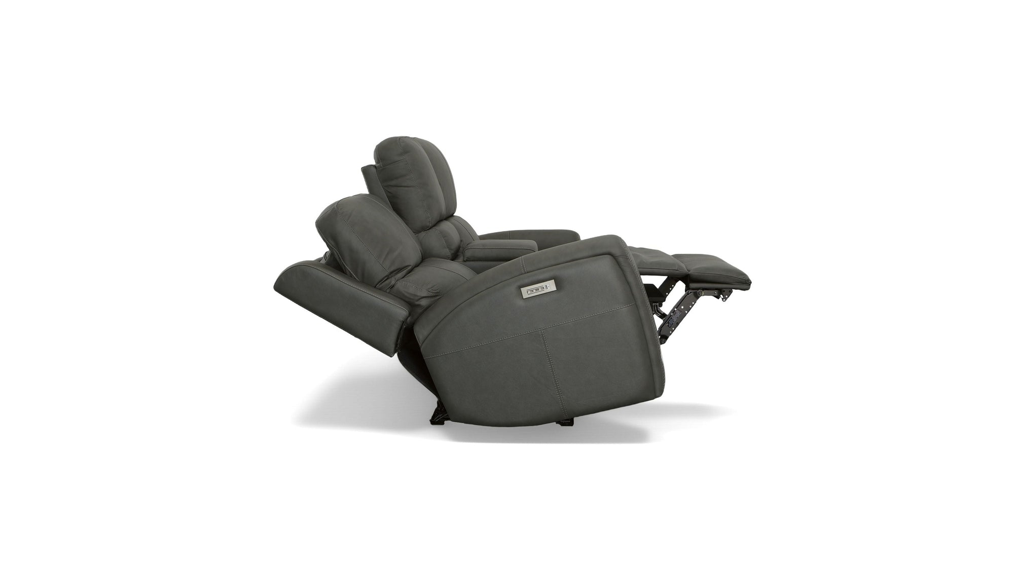 Linden - Power Reclining Loveseat With Console &amp; Power Headrests &amp; Lumbar