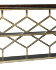 Melange - Giles Console Table - Dark Brown