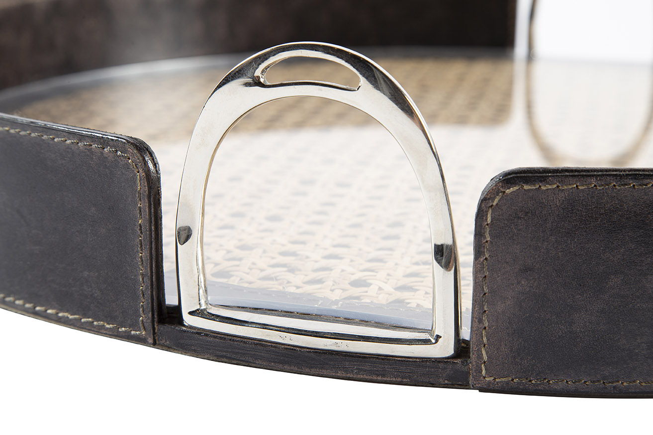 Derby - Tray - Dark Gray / Beige