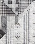 Patchwork Prairie - Twin Reversible Quilt Set (Set of 2) - Black
