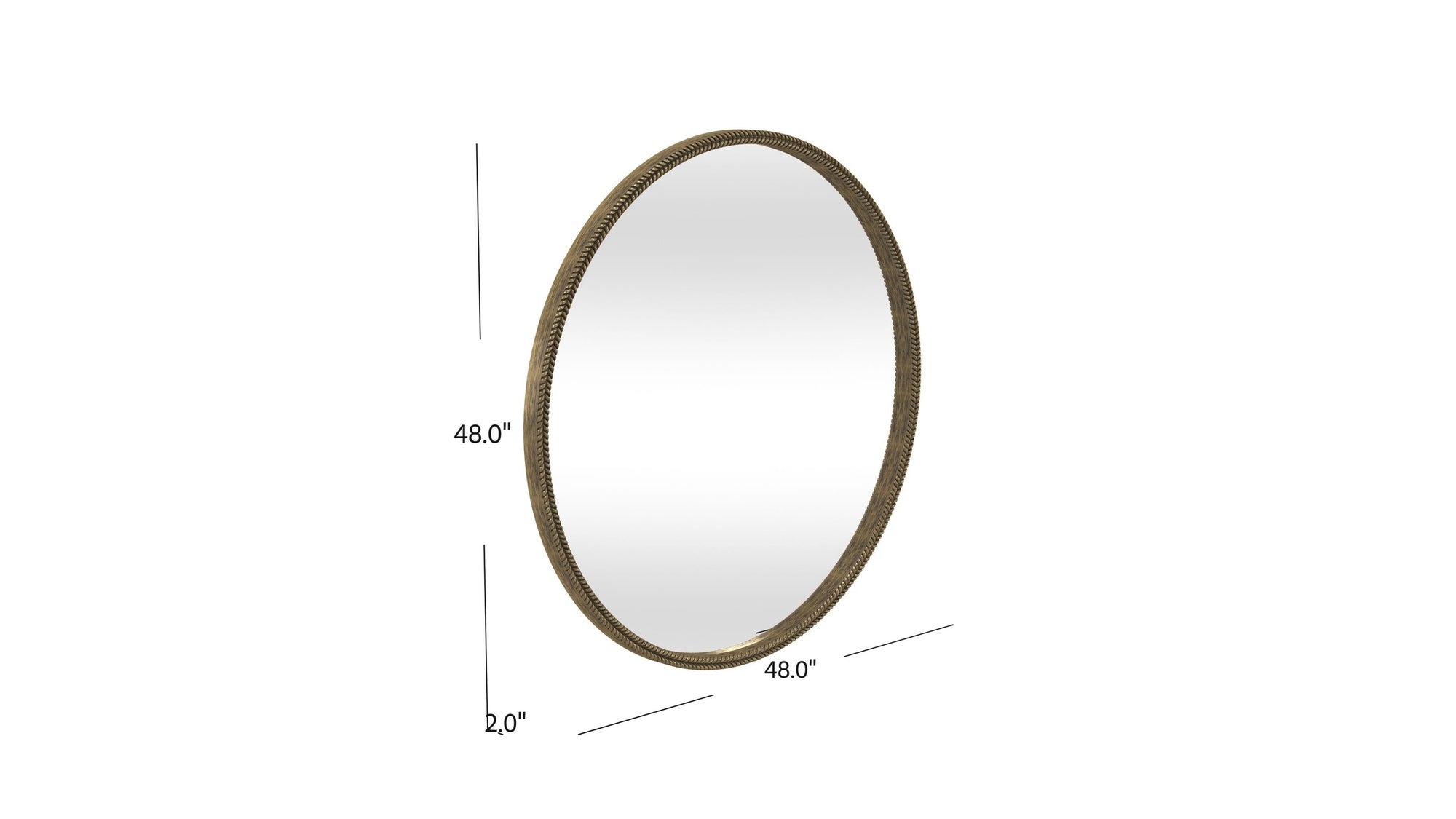 Hawthorne - Wall Mirror - Brown