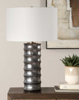 Corvair - Scalloped Table Lamp - Bronze