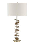 Akoa - Metal Disc Table Lamp - Brass,Gold