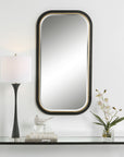 Nevaeh - Curved Rectangle Mirror