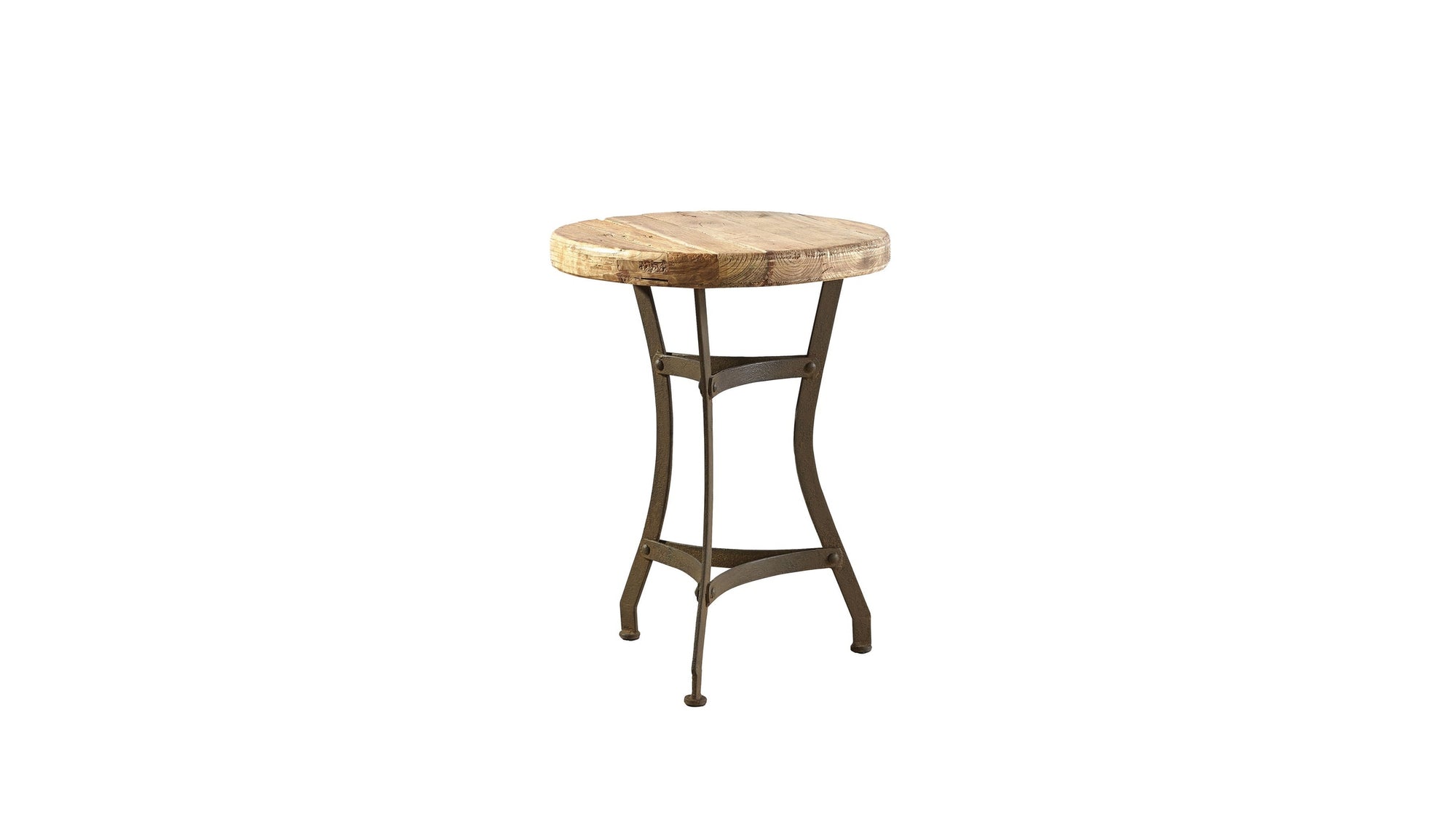 Reclaimed Tripod Table - Light Brown