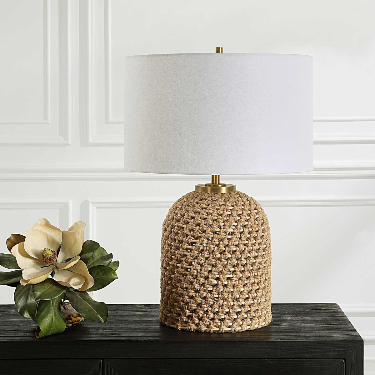 Kendari - Rope &amp; Rattan Table Lamp