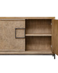Paltrow - Burl 2 Door Cabinet - Woodtone