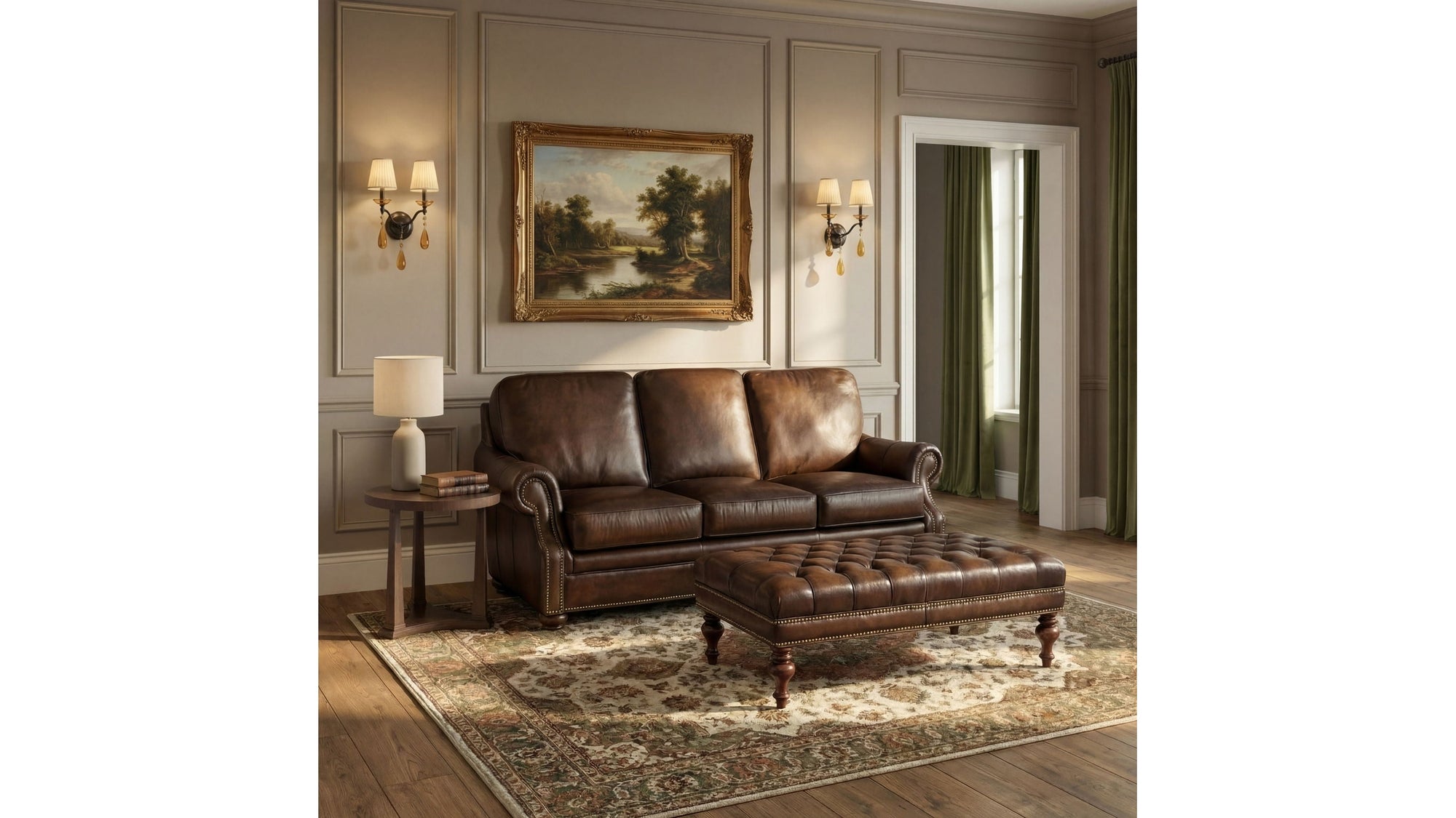 SS - Montgomery Sofa - Dark Brown