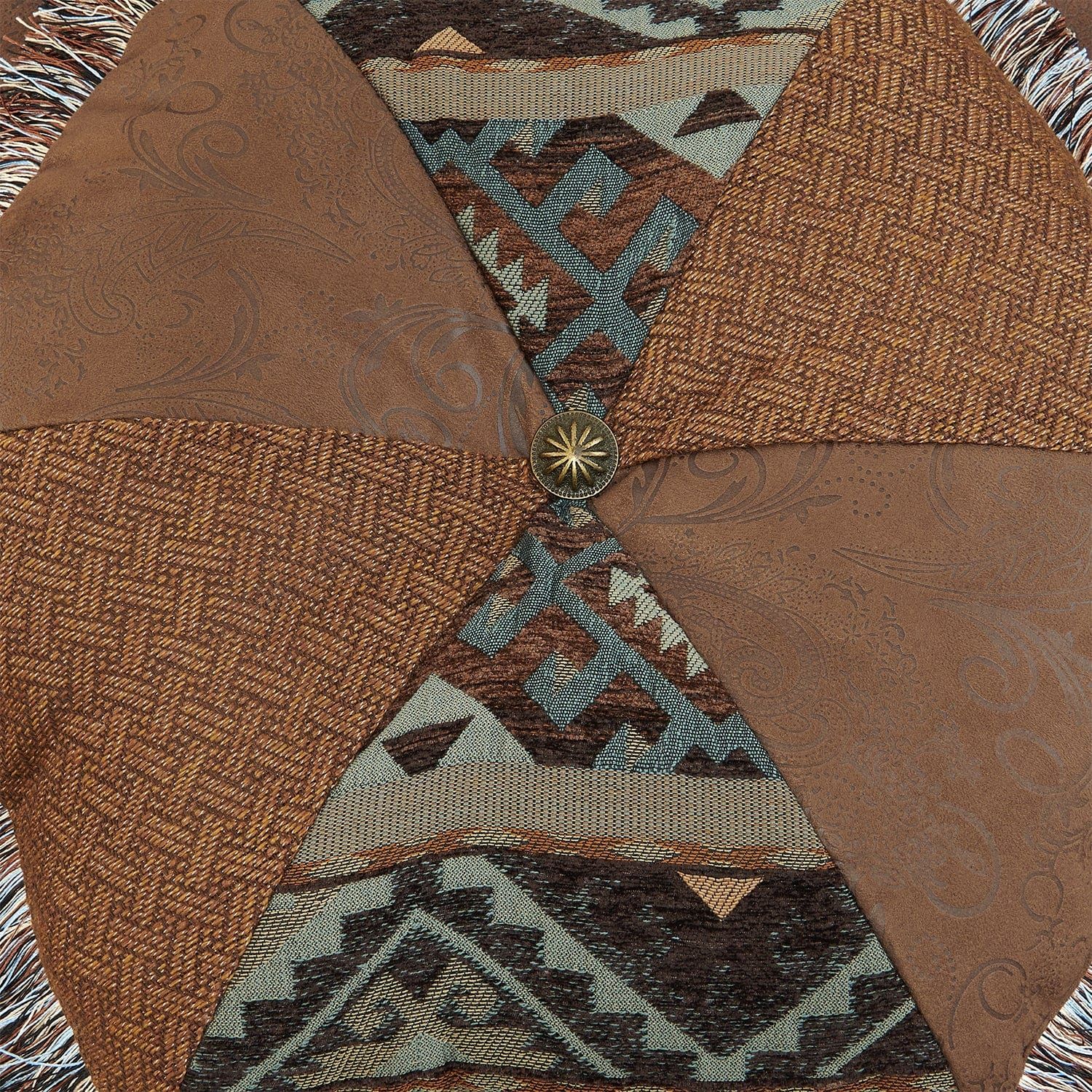 Del Rio - King Comforter Set (Set of 5) - Brown