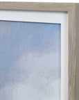 Distant Land - Framed Print - Blue