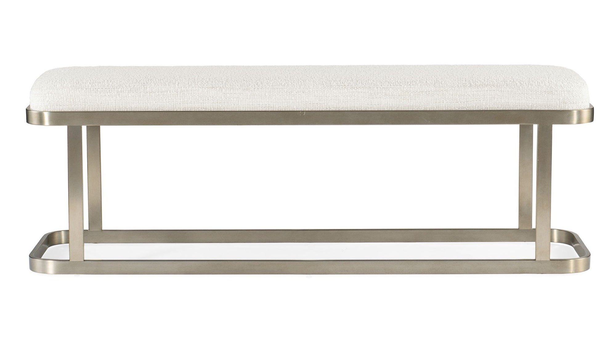 Linville Falls - River Branch Upholstered Bench - White