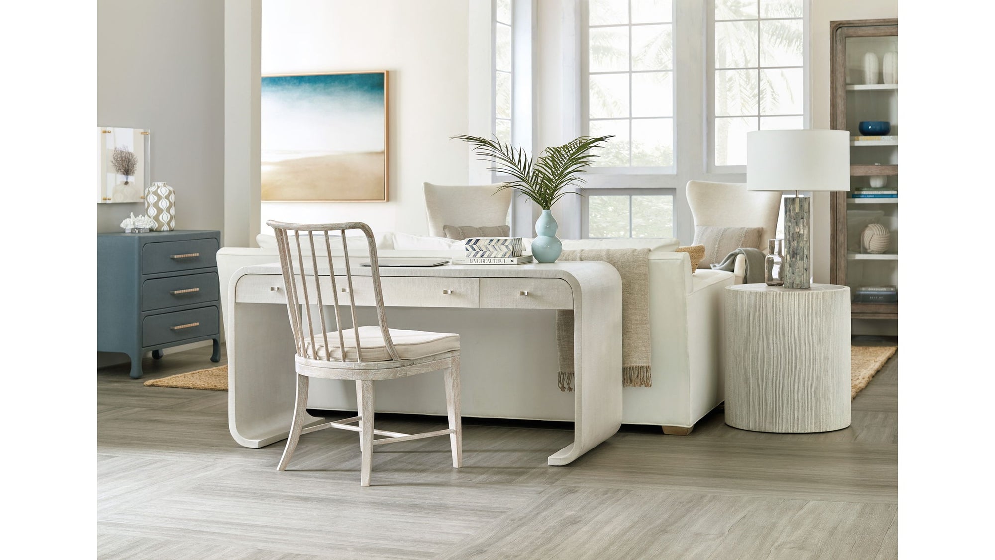 Serenity - Bimini Spindle Side Chair Set of 2 - Beige