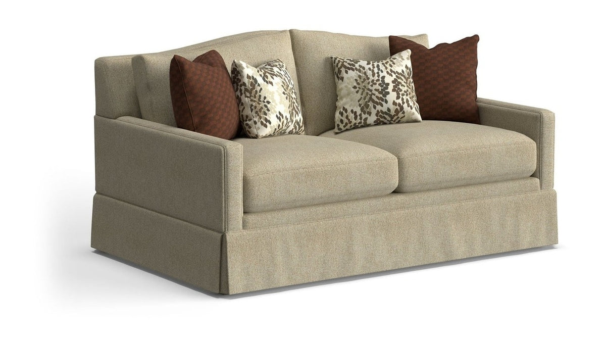 Lottie - Loveseat With Skirt Trim