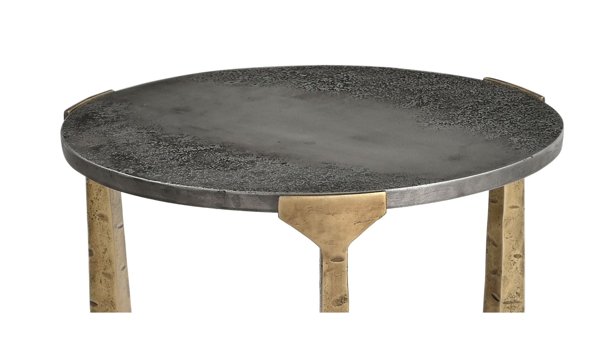 Amara - Accent Table - Bronze / Acid Wash Pewter