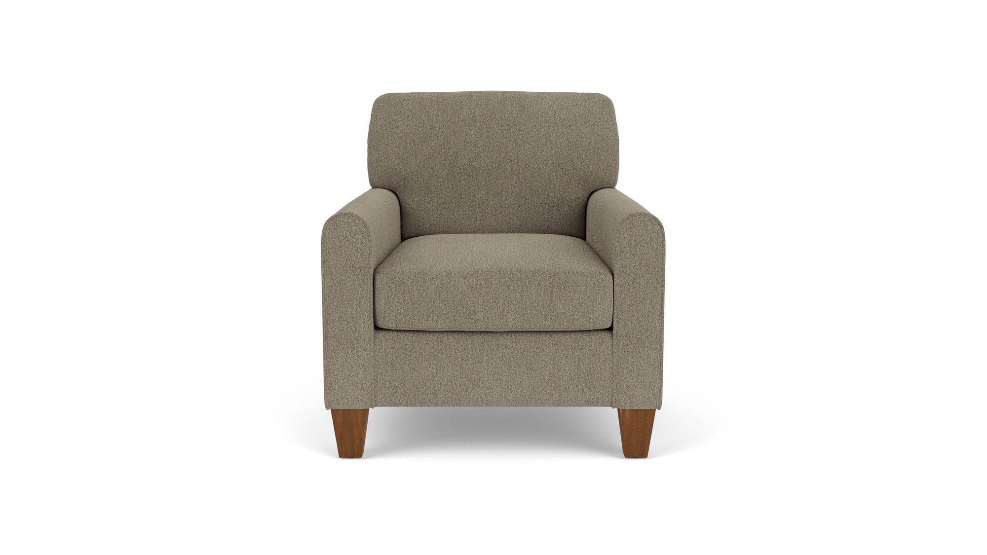 Moxy - Fabric Chair, Rounded Mailbox Arms