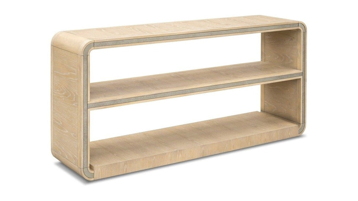 Damone - Console Table - Cerused White Oak