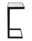 Windell - Cantilever Accent Table - Black & Silver