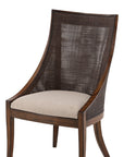 Robertson - Dining Chair - Dark Brown / Beige
