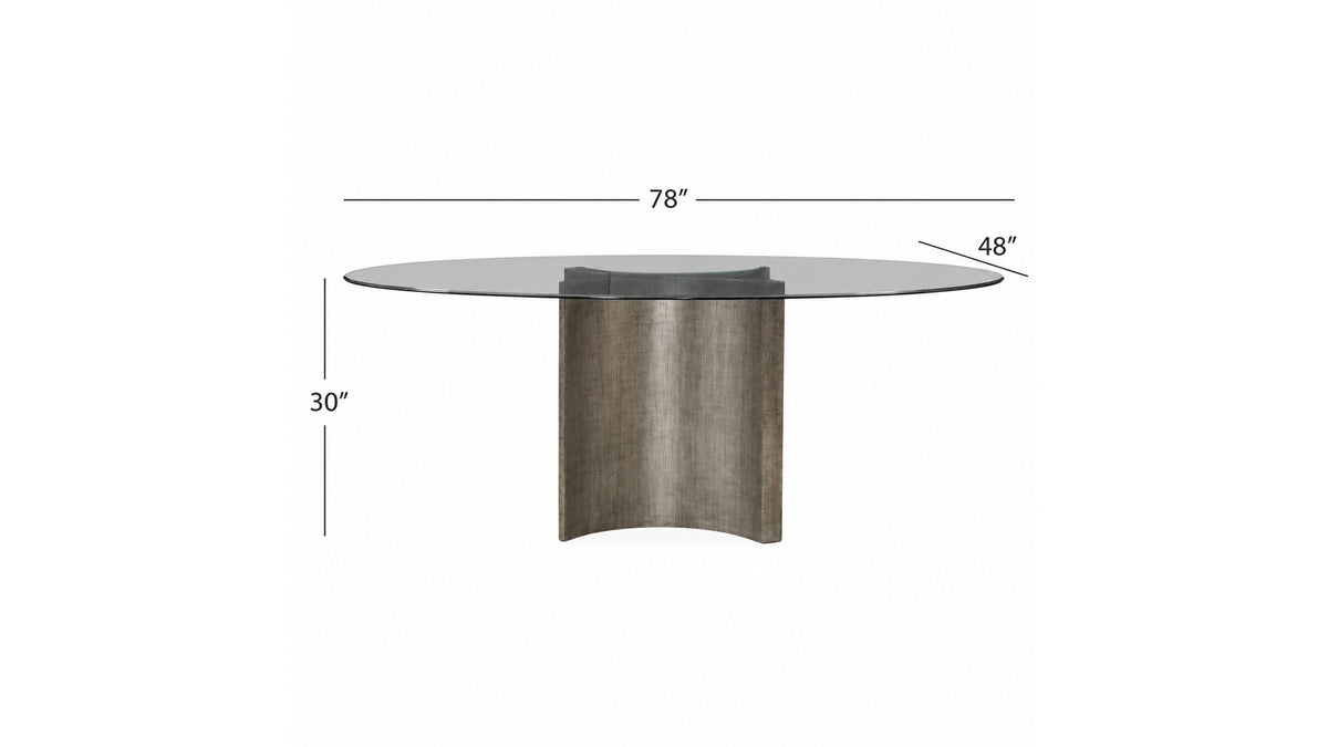 Symmetry - Dining Table - Silver